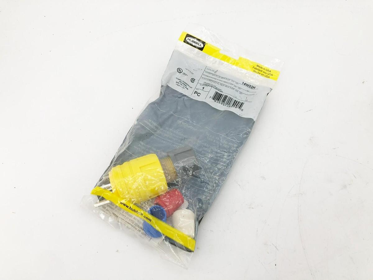New Woodhead 14W33H Watertight Connector NEMA 5-20P 20A 125V