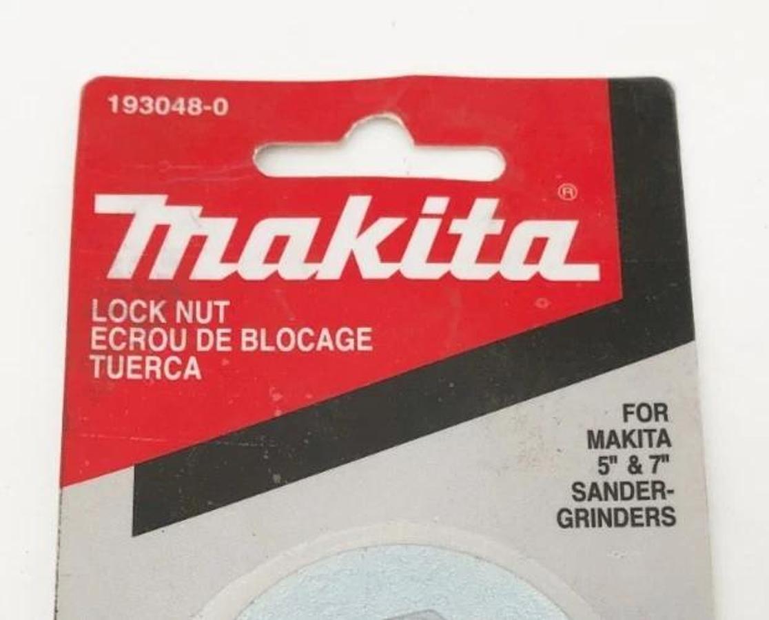 New Makita 193048-0 Locknut for 5" & 7" Sander-Grinders