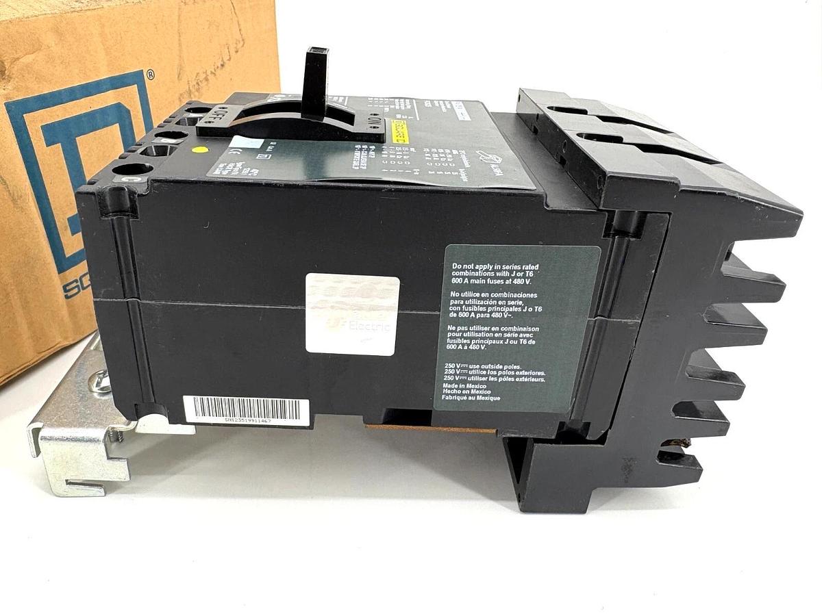 New Square D FA36025 Circuit Breaker 25A 3P 600V Max 785901338741