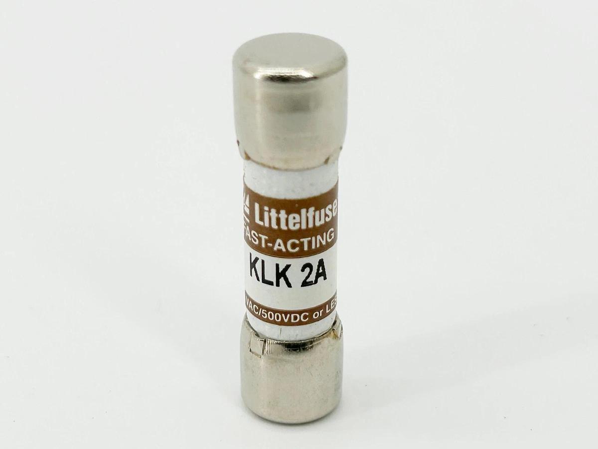 New Lot of 4 Littelfuse KLK-2A Fast Acting Fuse 2A 600V - No Box