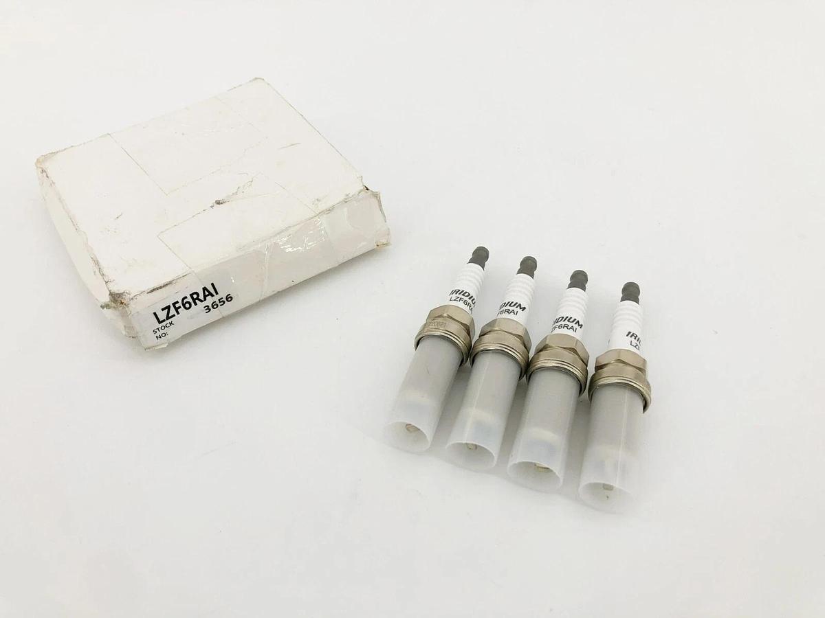 Lot of 4 New NGK LZF6RAI Laser Iridium Spark Plugs 3656