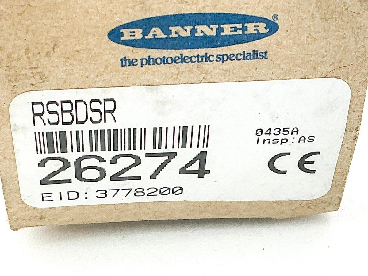 New Banner RSBDSR Maxi-Beam 2 Watt 2 Wire 26274