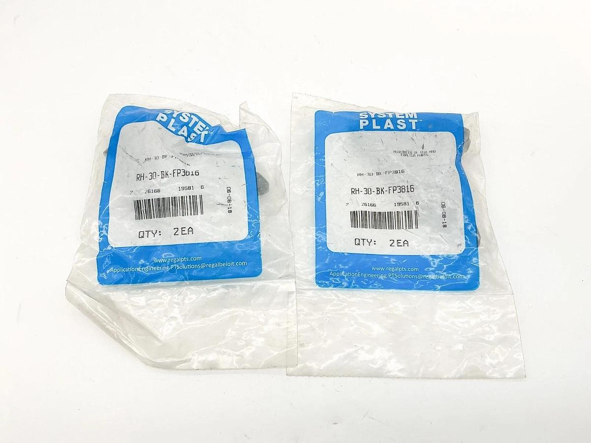 New Lot of 2 System Plast RH-30-BK-FP3816 Ratchet Handle