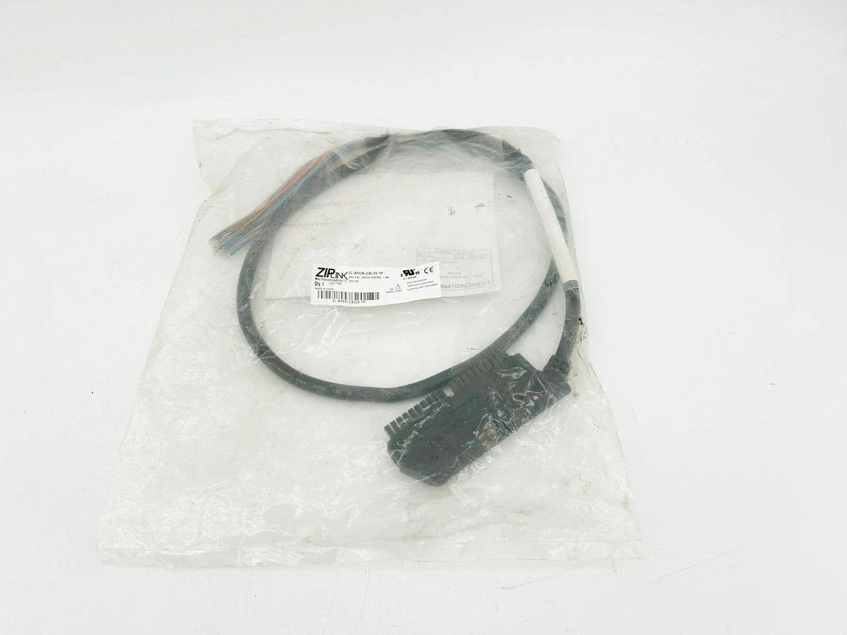 New ZIPLink ZL-BXEMCBL20-1P Cable, 20-Pos, Pigtail, 1M, 250V/ 2A
