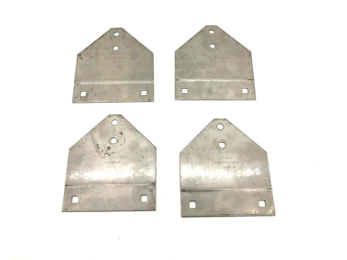 Used Lot of 4 Cooper B-Line 9SS6-1746 Horizontal Adjustable Splice Plates 6" Channel
