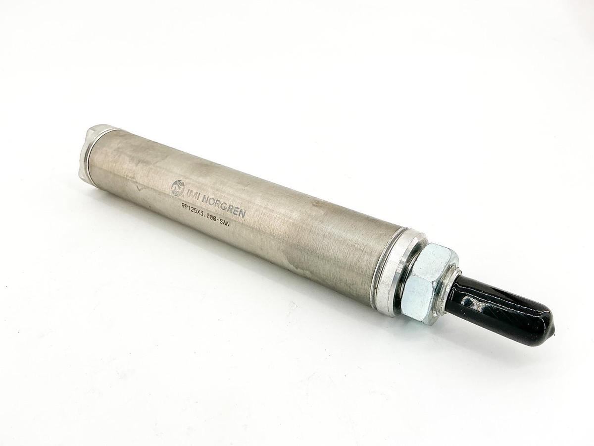 New IMI Norgren RP125X3.000-SAN Pneumatic Cylinder
