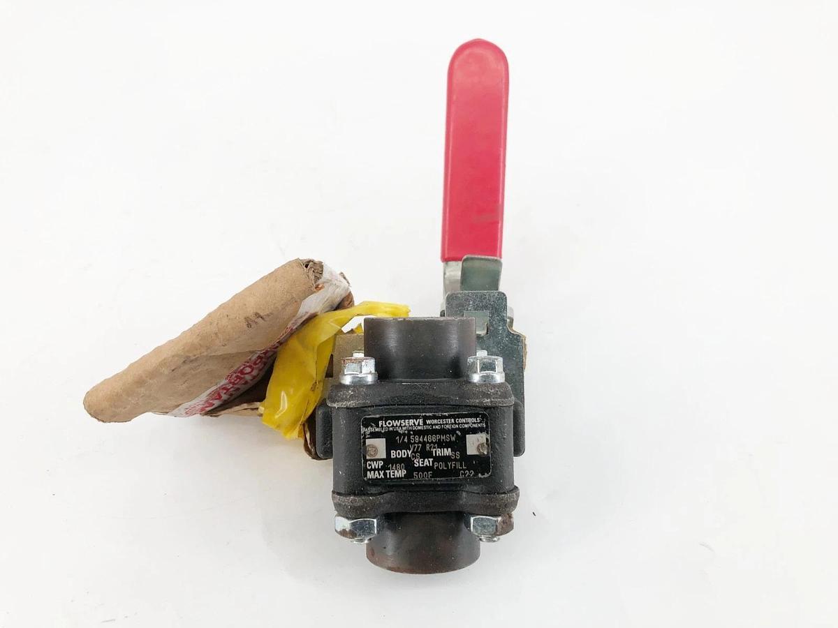 New Flowserve 1/4-594466PMSW Ball Valve Carbon Steel 1480psi - No Box