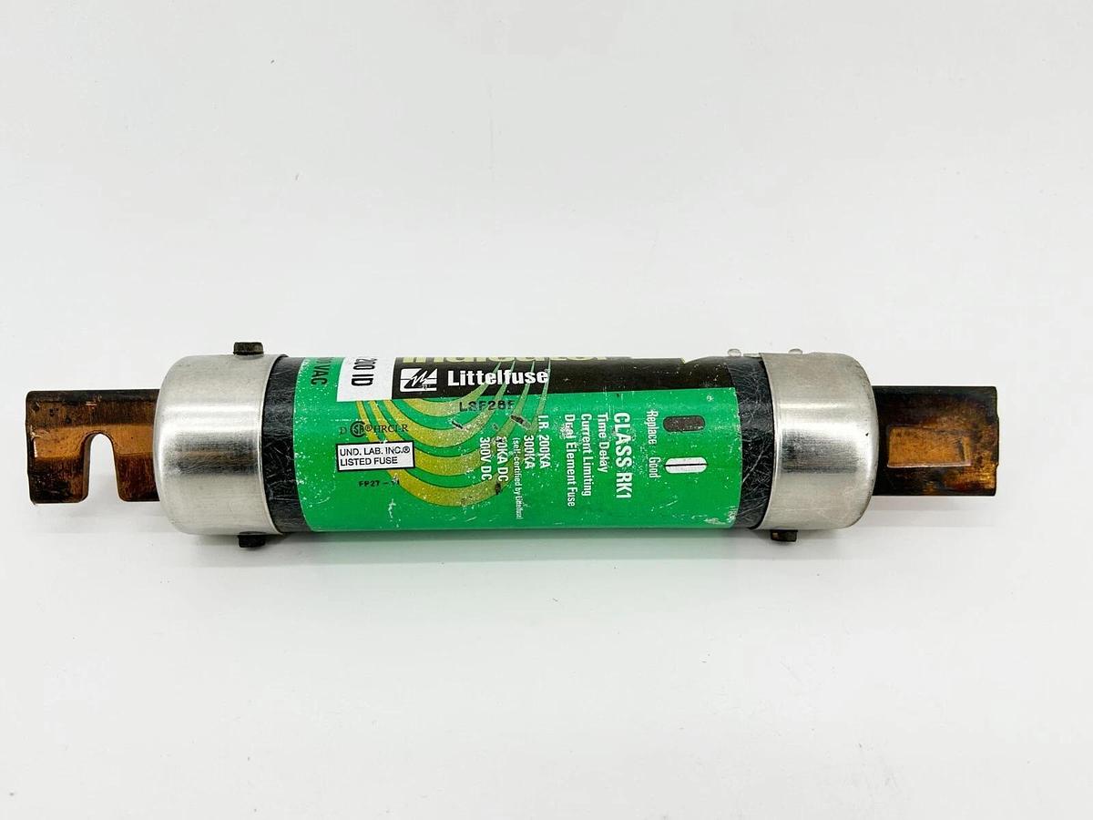 Used Littelfuse LLSRK200ID Time Delay Dual Element Fuse 200A 600V Class RK1