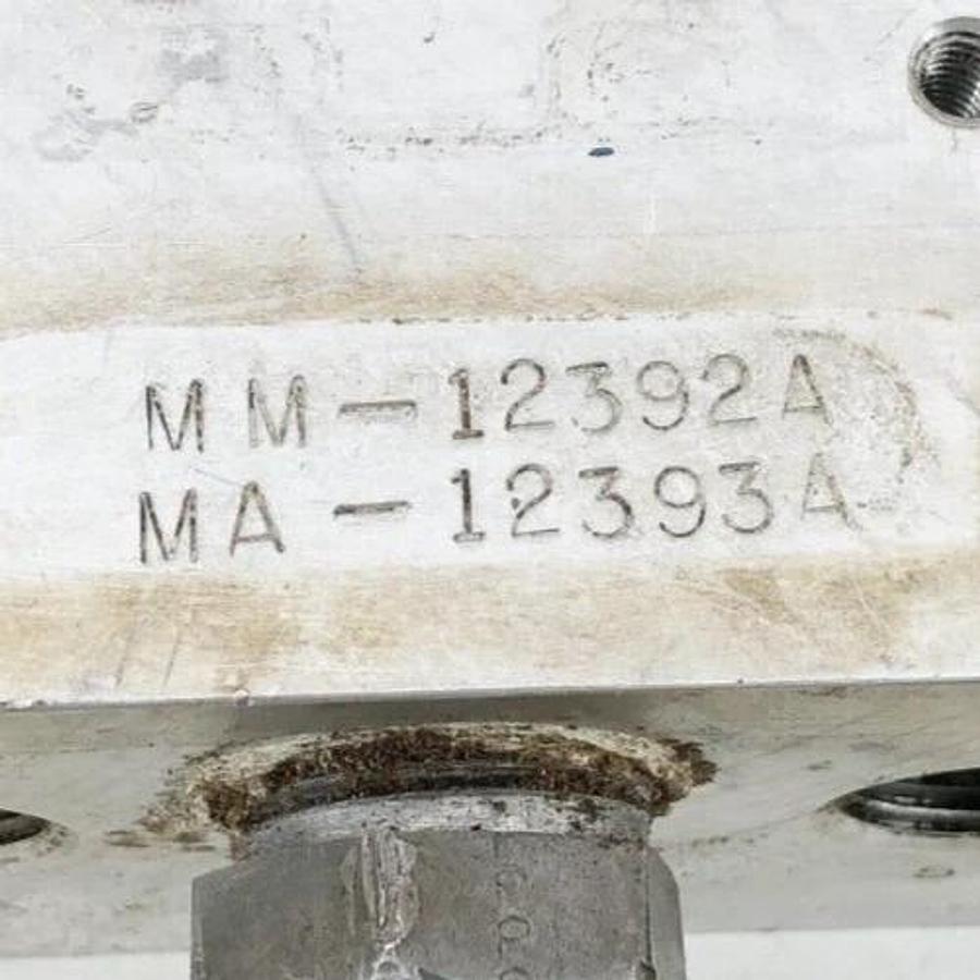 Used MM-12392A Aluminum Manifold MA-12393A