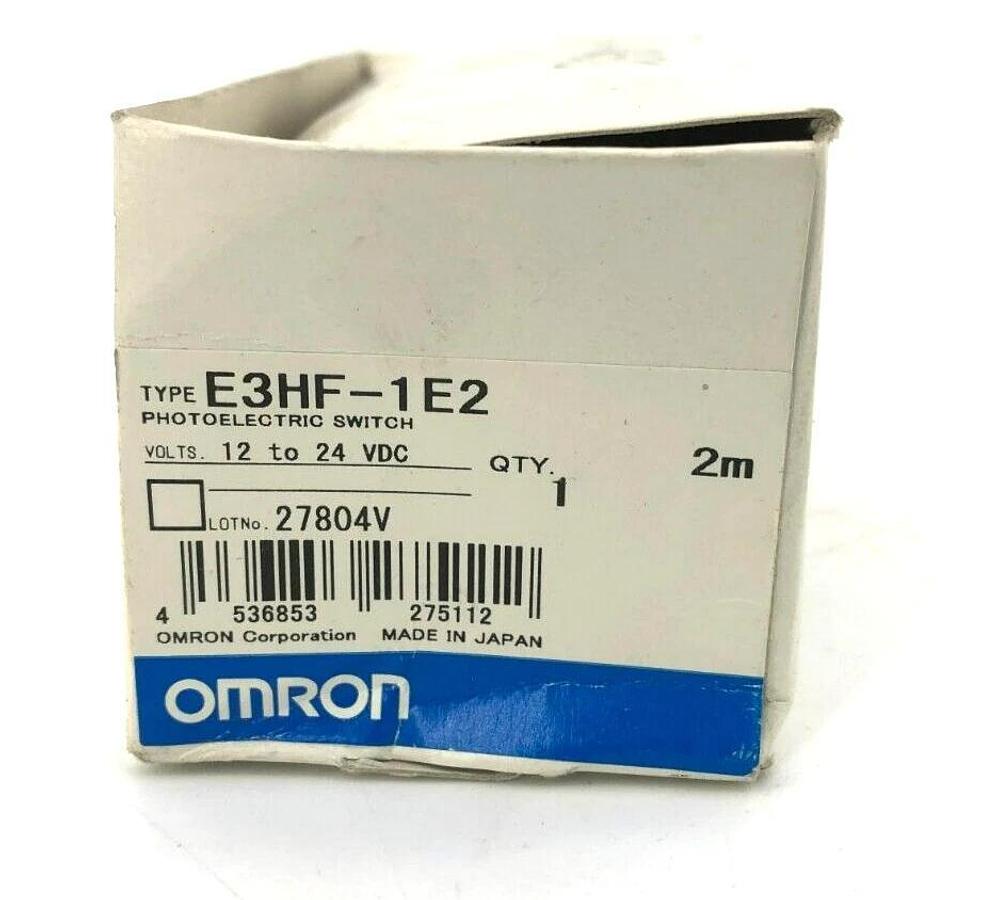 New Omron E3HF-1E2 Photoelectric Switch 12-24VDC