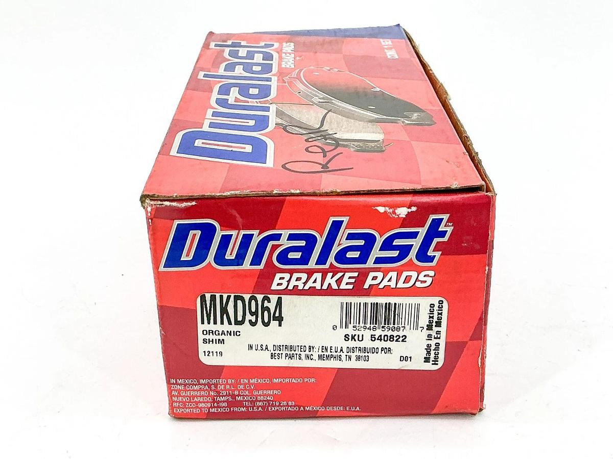 New Duralast MKD694 Brake Pad Kit 540822