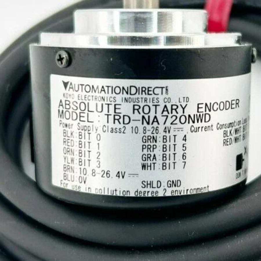 New Automation Direct TRD-NA720NWD Rotary Encoder, 10-26 VDC, 8mm Shaft