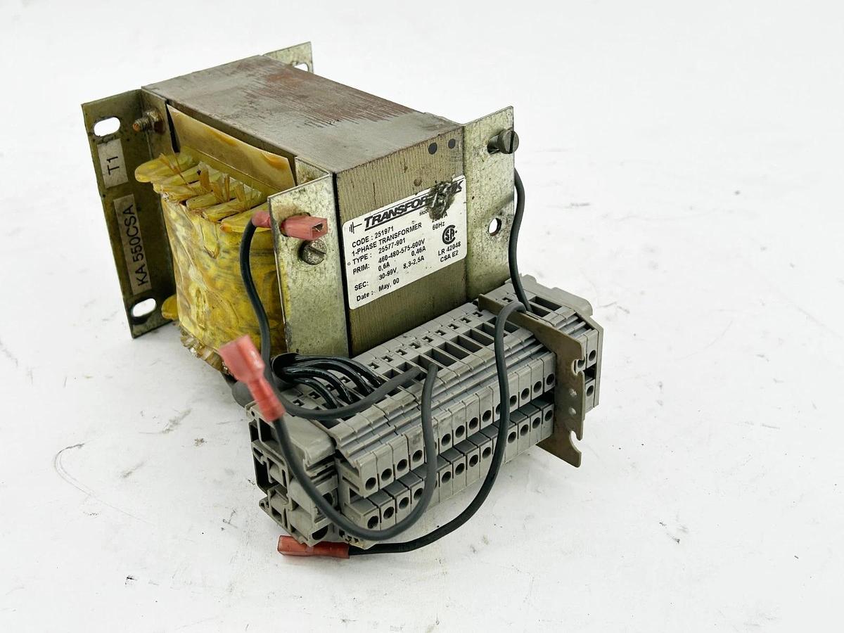 Used New TransforMatik 251971 250VA Transformer 25577-901 460-600V Pri. 30-99V Sec.