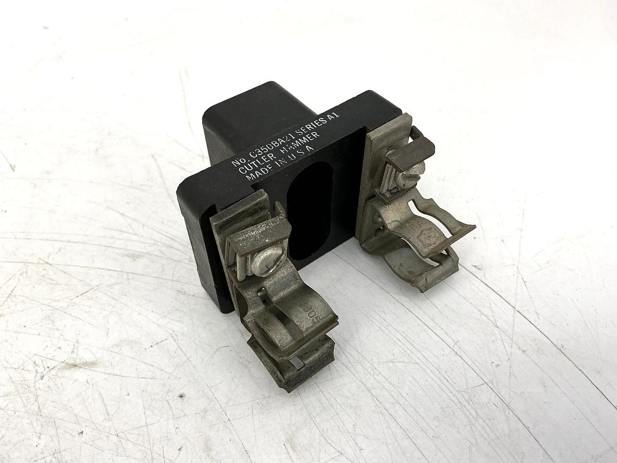 Used Lot of 4 Cutler-Hammer C350BA21 Ser A1 Fuse Holder Block 1-Pole 30A 250V