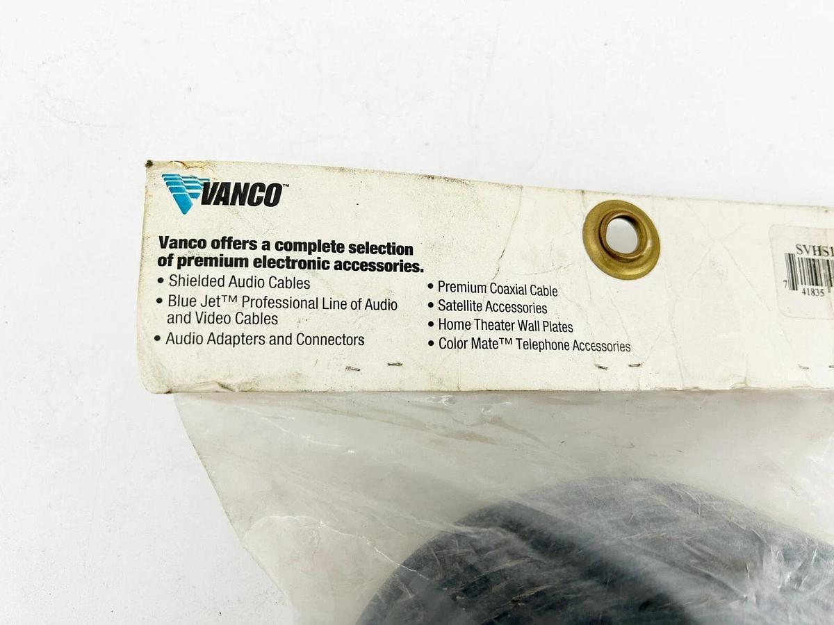 New Vanco SVHS100 100Ft S-Video Cable 4 Pin Mini Din High Performance Shielded 1