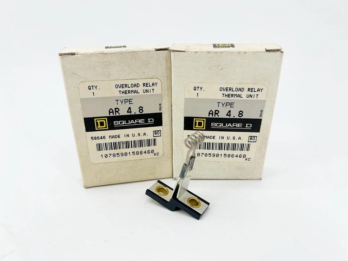 New Lot of Square D 2 AR4.8 Thermal Overload Heating Element