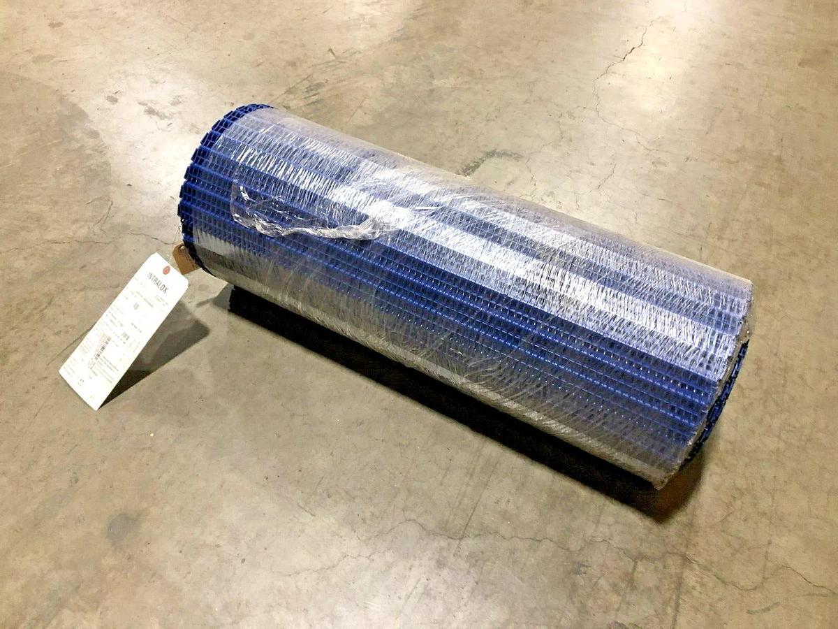 New Intralox 311607 Series 900 Perforated Flat Top Acetal Blue 29"W x 17.67FT.