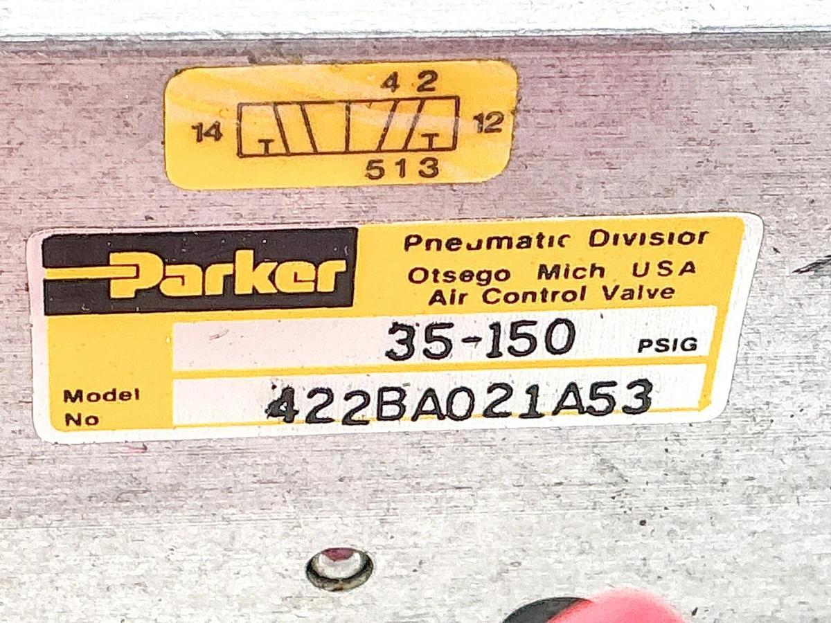 New Parker 422BA021A53 Solenoid Valve 35-150PSIG 110/120V 6.3W - No Box