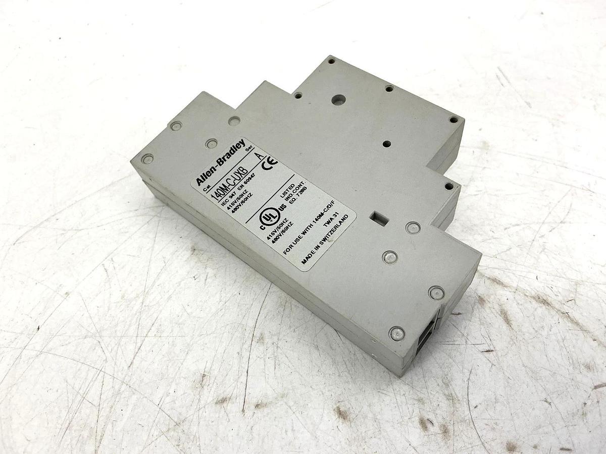 Used Allen Bradley 140M-C-UXB Ser A Undervoltage Release Module 415/480V 50/60HZ