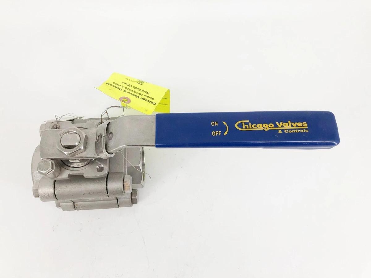 New Chicago Valves 796666RMMSW015 Ball Valve 1-1/2" CF8M - No Box