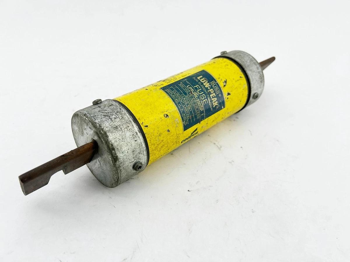 Used Bussmann LPS-RK-250SP Low Peak Class RK1 Fuse 250A 600V