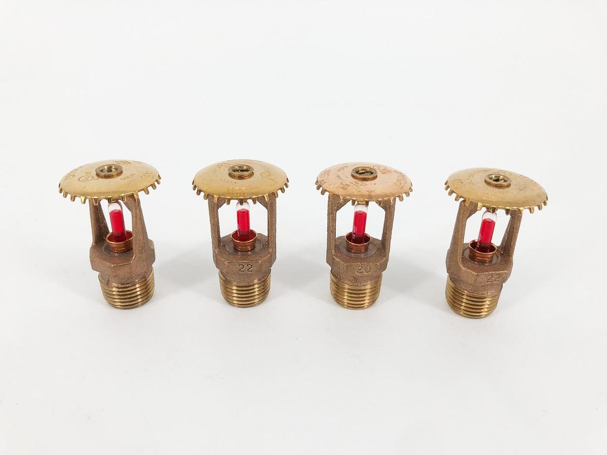 Lot of 4 New Viking VK100 Upright Sprinkler Heads SSU - No Box