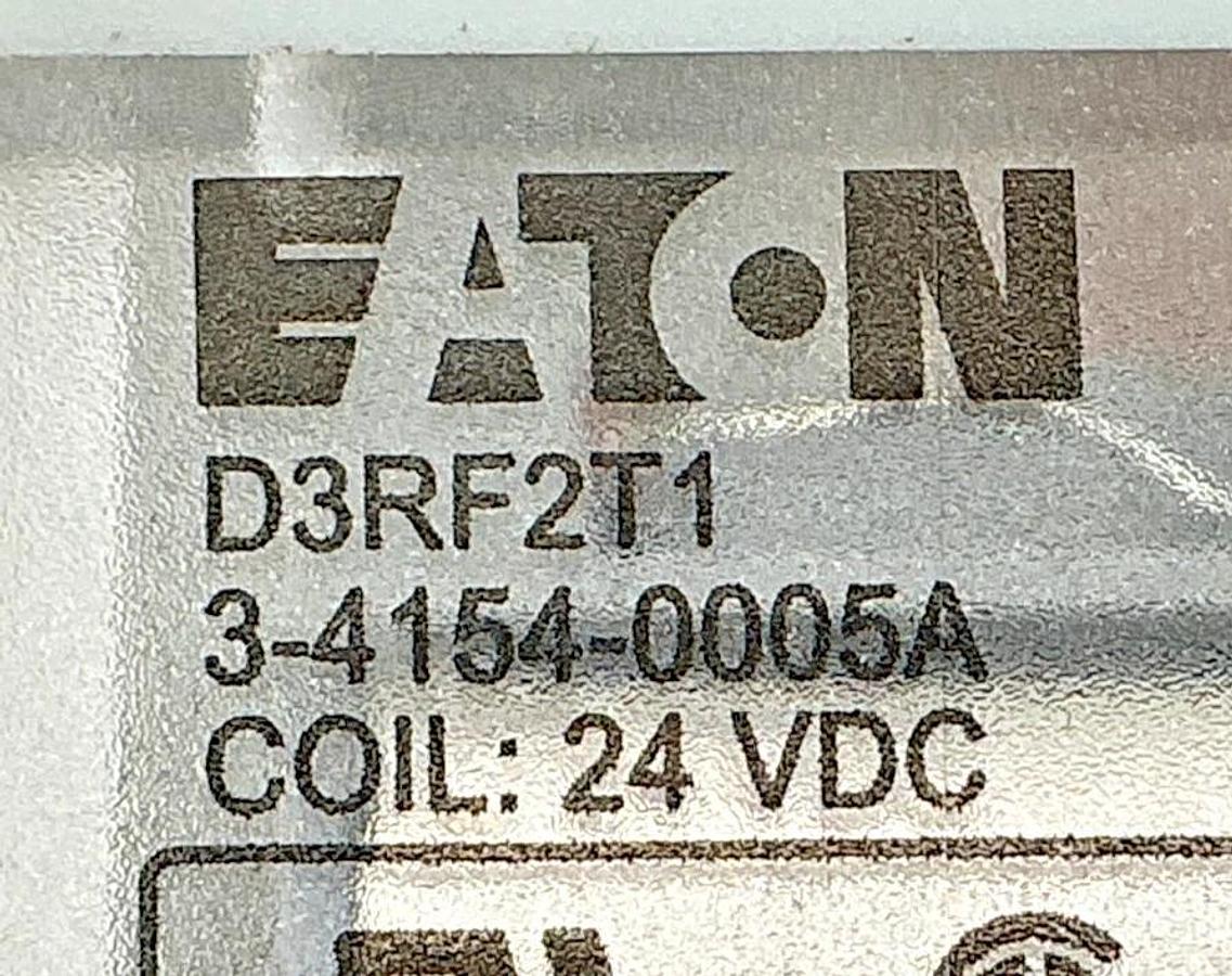 New Eaton D3RF2T1 DPDT Octal Relay Full Feature Coil: 24V 8-Pin 3-4154-0005A