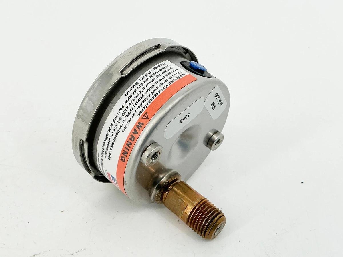 New Ashcroft 25-1009-AWL-02B-60# Pressure Gauge 0-60PSI 2.5" 1/4"NPT