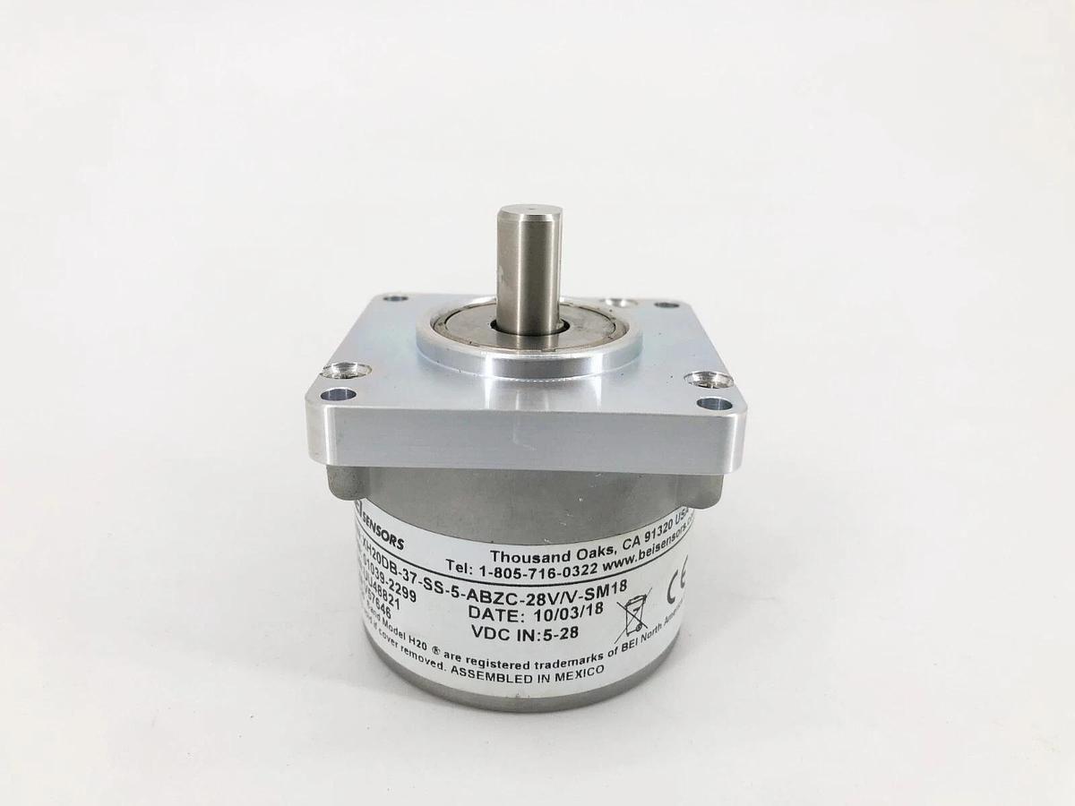 New BEI Sensors XH20DB-37-SS-5-ABZC-28V/V-SM18 Rotary Optical Encoder 01039-2299