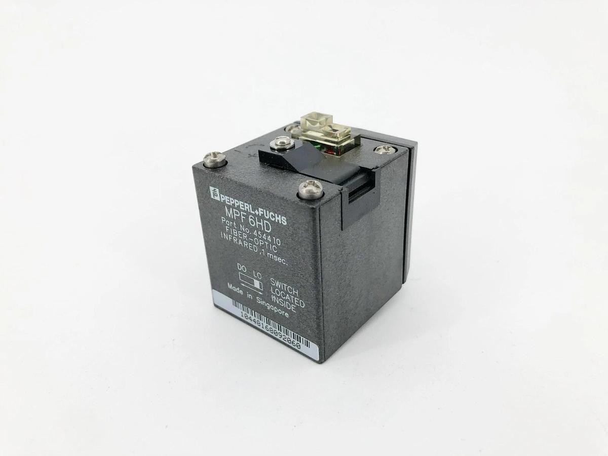 New Pepperl + Fuchs MPF6HD Fiber Optic Sensor Head 1ms 454410