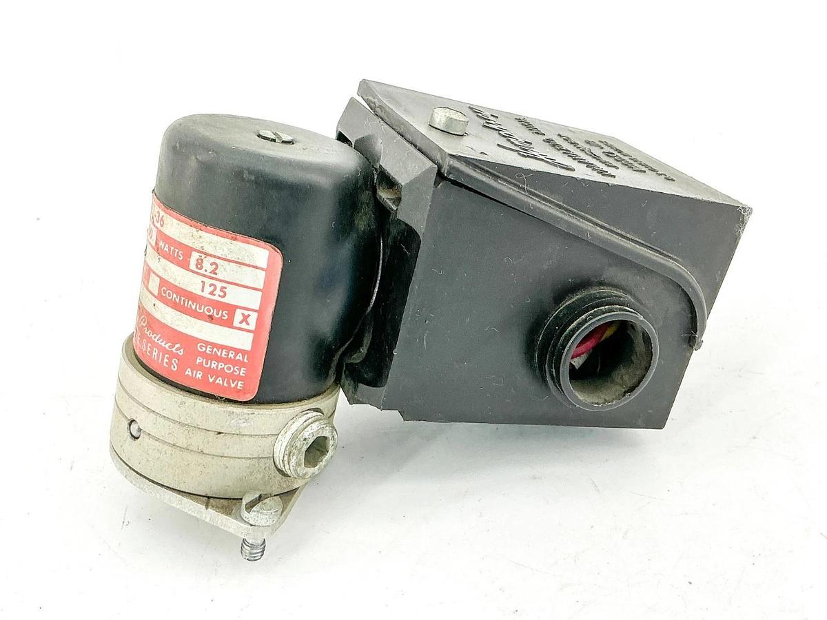 Used Humphrey 125E1-3-10-21-36 Solenoid Valve 0-125PSI 120V 8.2W