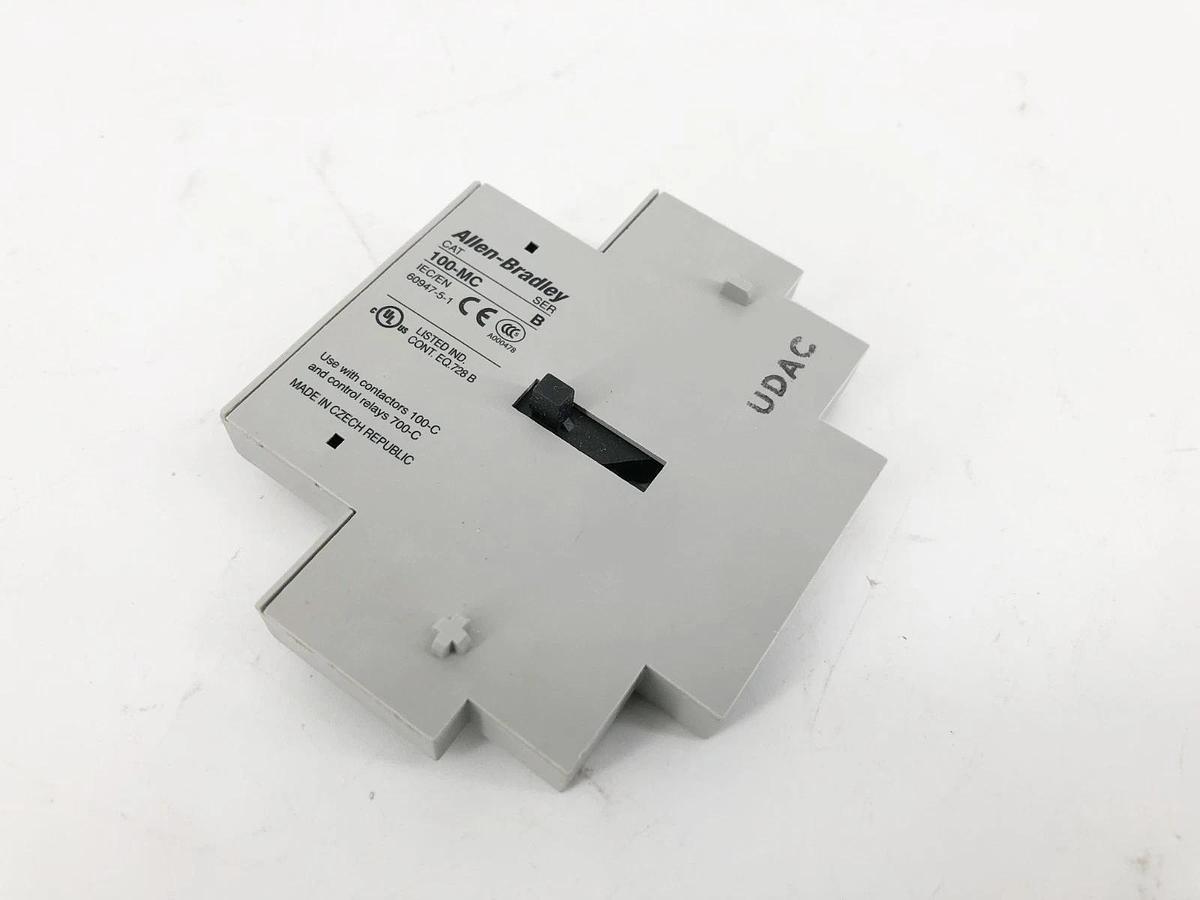 Lot of 2 New Allen Bradley 100-MCA00 Ser. B Auxiliary Contactor Interlocks