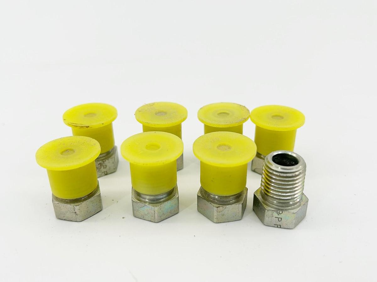 New Lot of 8 Parker 0102-4-2 JD Style Fitting Hydraulic Grease Fitting