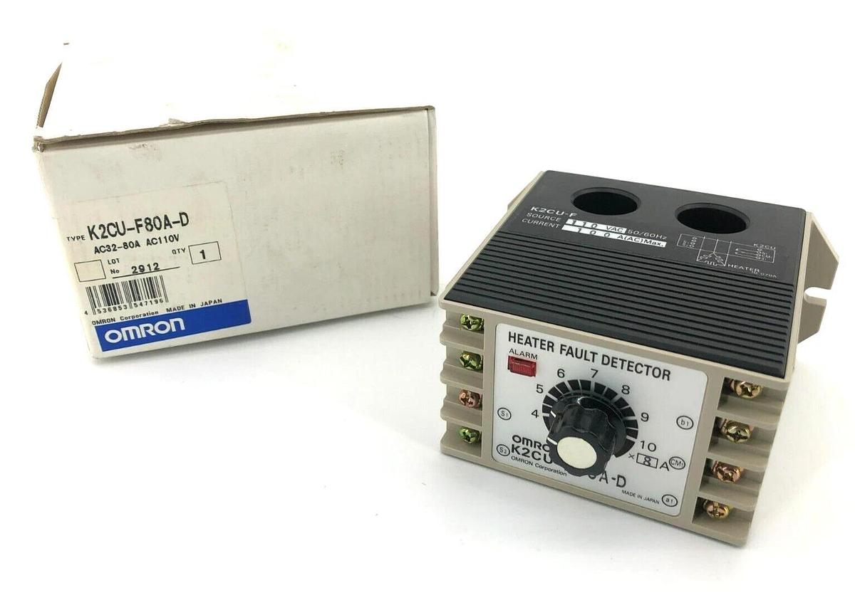New Omron K2CU-F80A-D AC110 Heater Fault Detector