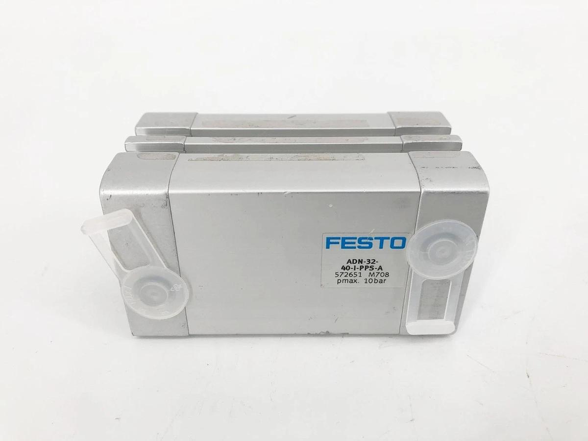 New Festo ADN-32-40-I-PPS-A Cylinder 32mm Bore 40mm Stroke 10bar 572651 - No Box