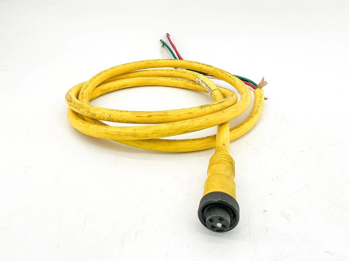 Used Allen Bradley 889N-F4AFC-6F QD Cordset 4Pin Mini Straight 6' Ser.B