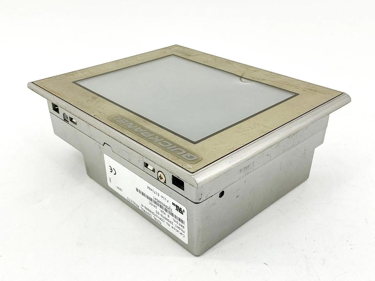 Used Total Control Products CQPKSTDN0000-A Quick Panel 24VDC 2980070-03