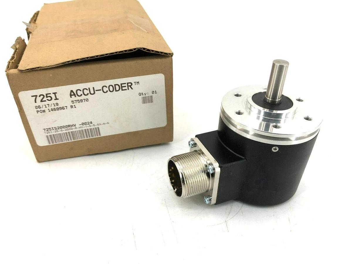 New Encoder Products 725I-25-S-2000-R-HV-1-S-5-SX-N-N Incremental Shaft Encoder