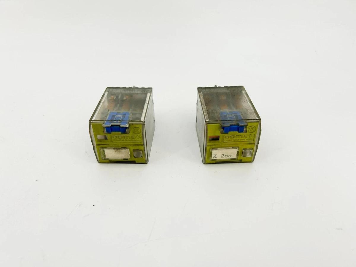 Used Lot of 2 Comat C3-A 30 D Relays 10 A 120VAC