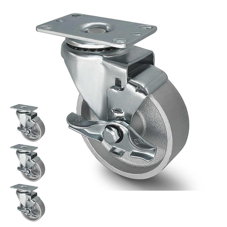 New Colson 2-4-53 OR 2-4-55 Locking Swivel Caster 4" x 1.25" Wheel - No Box