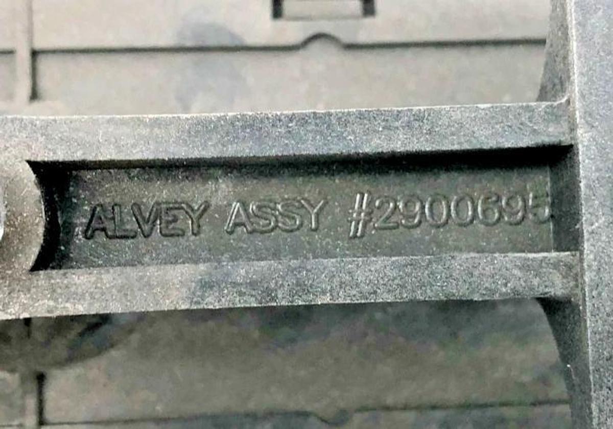 Lot of 2 New Alvey 2900695 Platen Assembly Molded Fenner - No Box