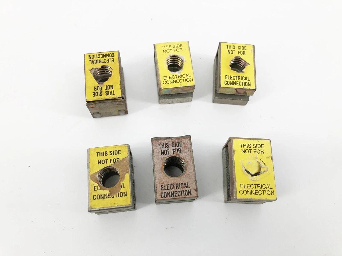 Used Lot of 6 H05 Circuit Breaker Lugs