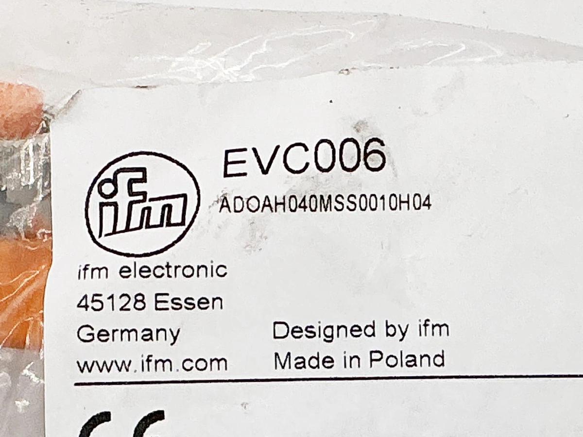New IFM EVC006 Connecting Cable 5Pin 300V 4A 22AWG