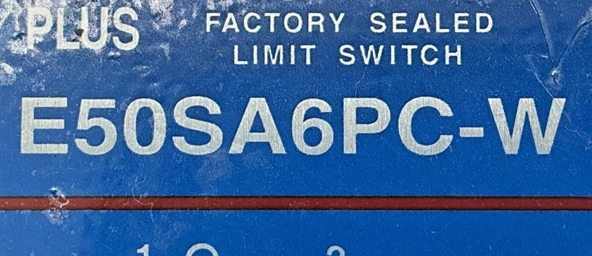 Used Eaton Cutler-Hammer E50SA6PC-W Ser B1 E50 Limit Switch 6-Pole 5-Pin