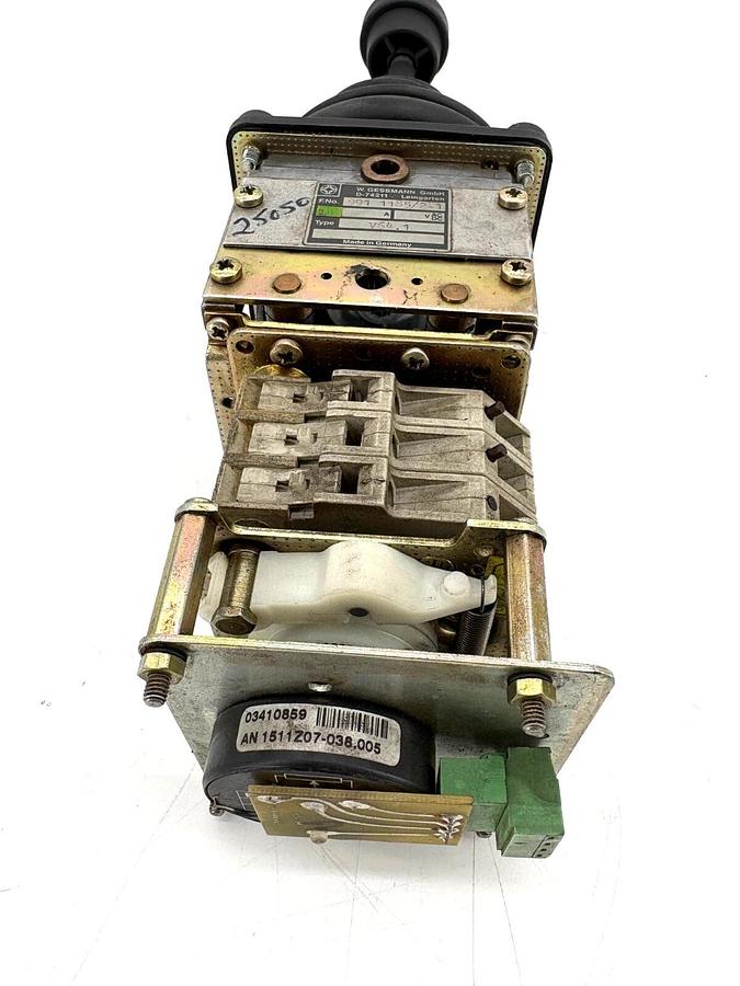 Used Gessmann V64.1 Single Axis Joystick Controller Spring Returns to Center