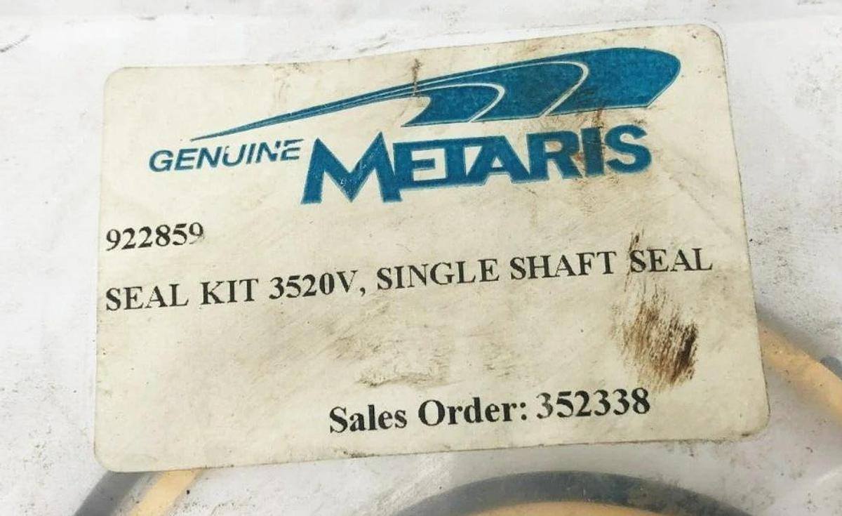 New Metaris 922859 Seal Kit 3520V Single Shaft Seal