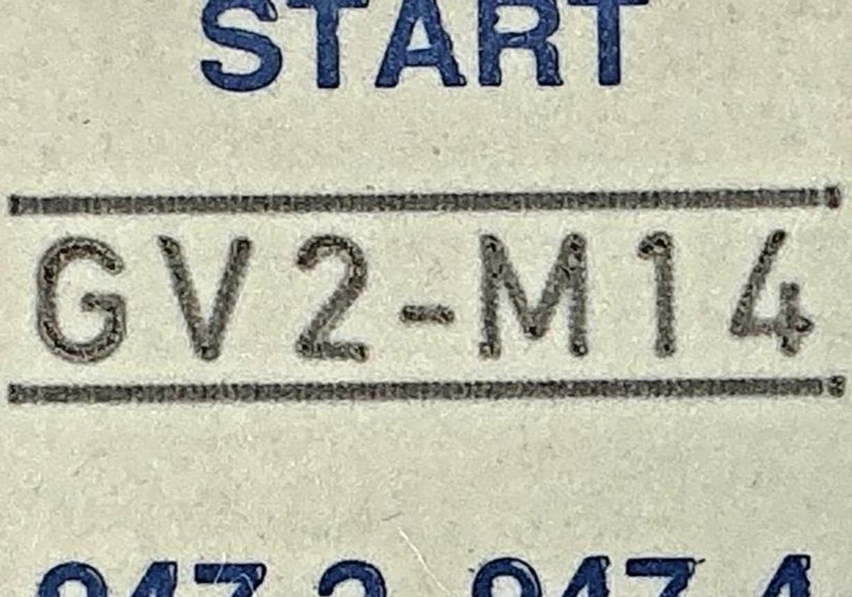 Used Lot of 2 Telemechanique GV2-M14 Manual Motor Starter 6-10A 690V 50/60HZ