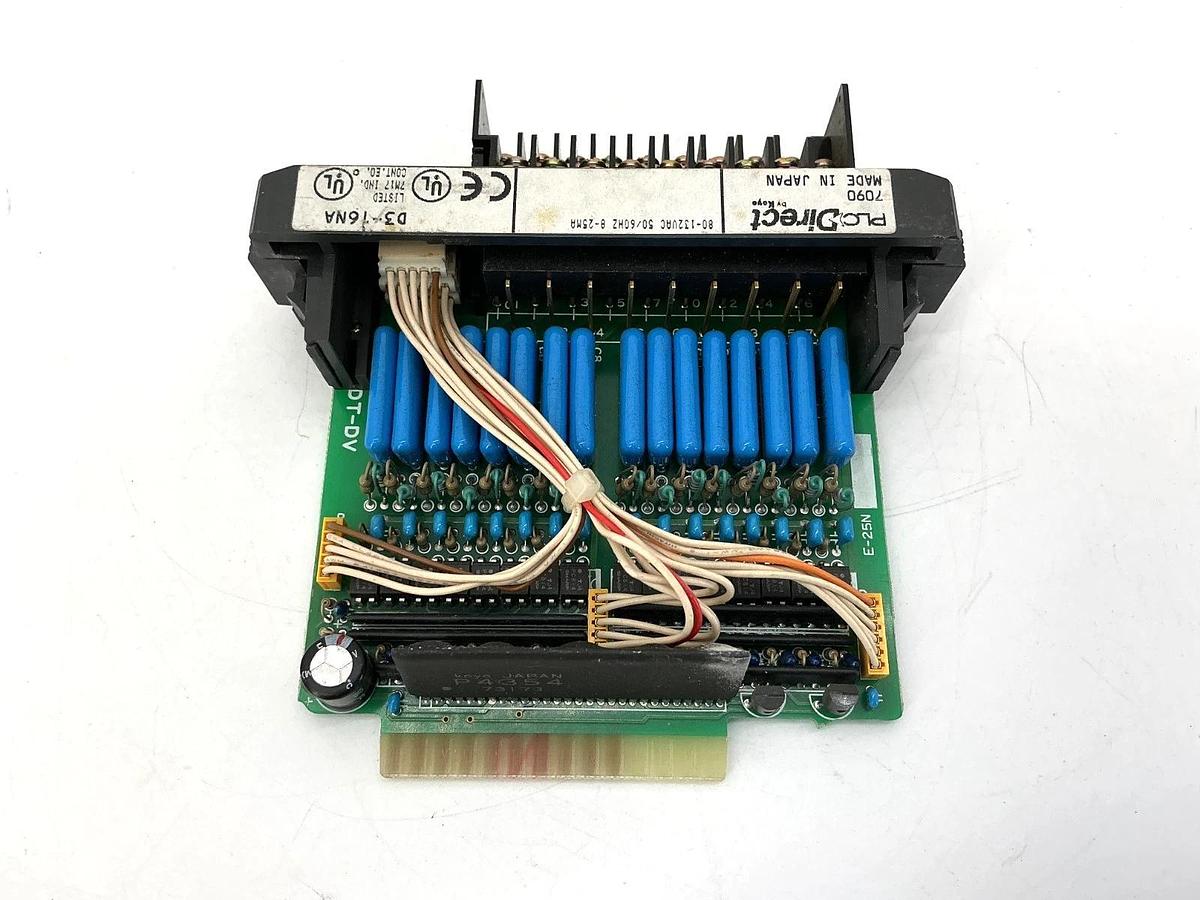 Used PLC Direct D3-16NA Input Module 16-Point 110VAC 80-132VAC 50/60HZ 8-25mA D316NA