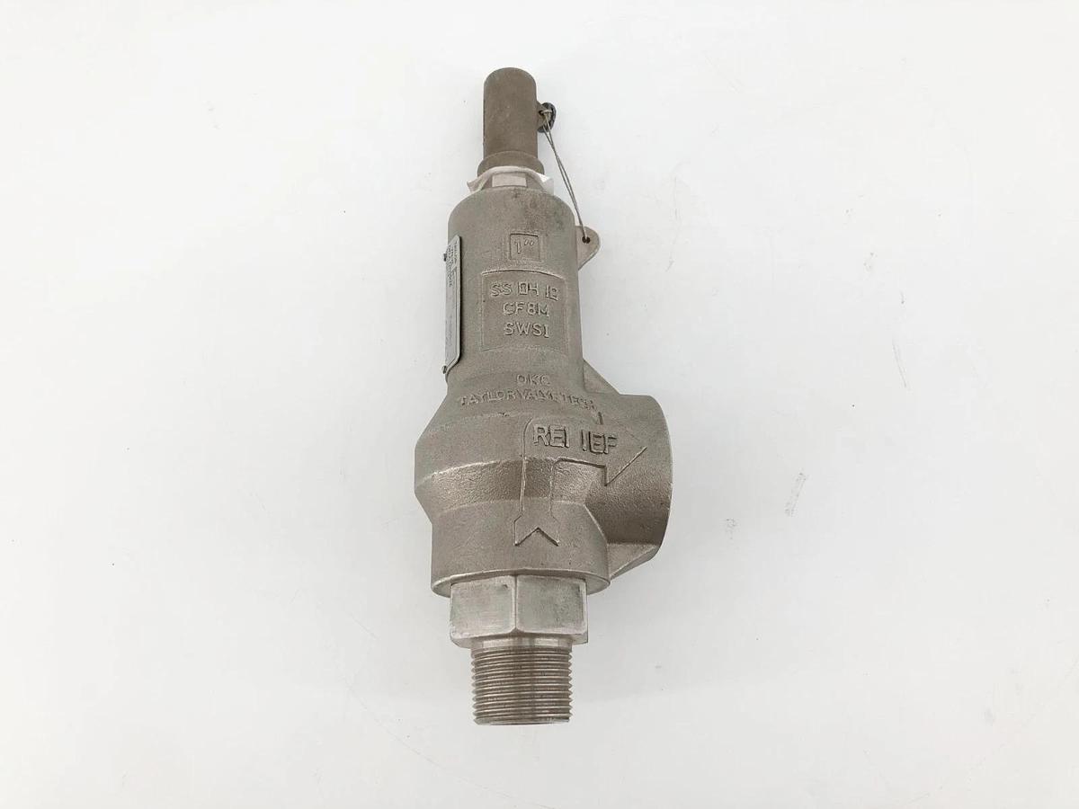 New Taylor Valve T-8200-1 Safety Relief Valve 1" 475PSI Set 82E6351511 - No Box