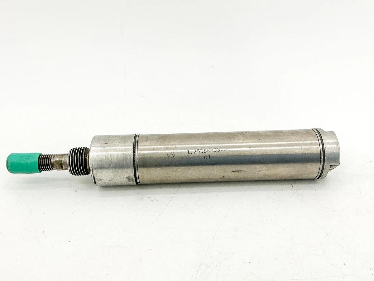 Used Schrader Bellows 1.25DSRM03.0 Pneumatic Cylinder 1-1/4" Bore 3" Stroke